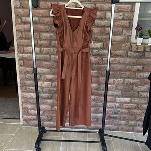Orange D/F jump suit Maeve